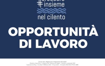 “Crescere Insieme nel Cilento”: aperta la short list per diverse figure professionali