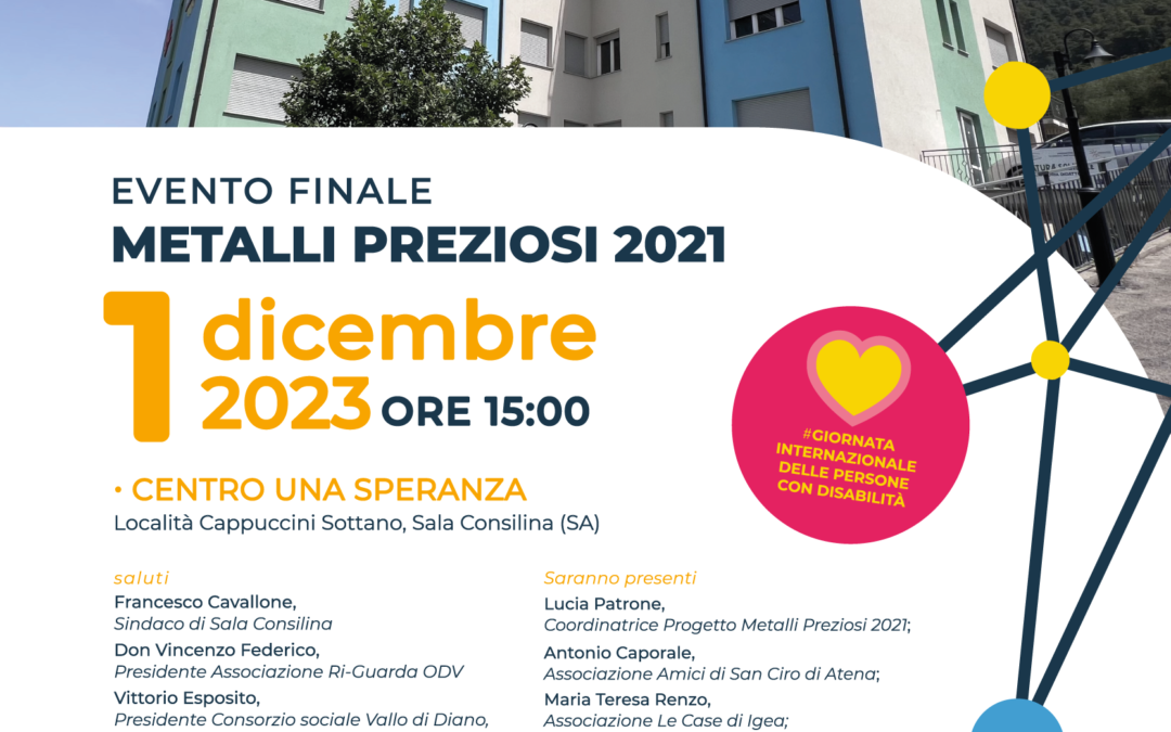 Evento Finale “Metalli Preziosi 2021”: a Sala Consilina, arriva l’Assessore Regionale Lucia Fortini